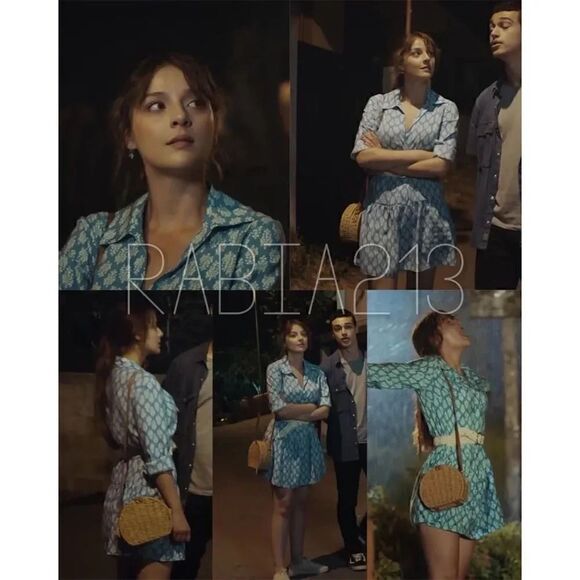 ZARA PRINTED SHORT DRESS - Picture 6 of 14